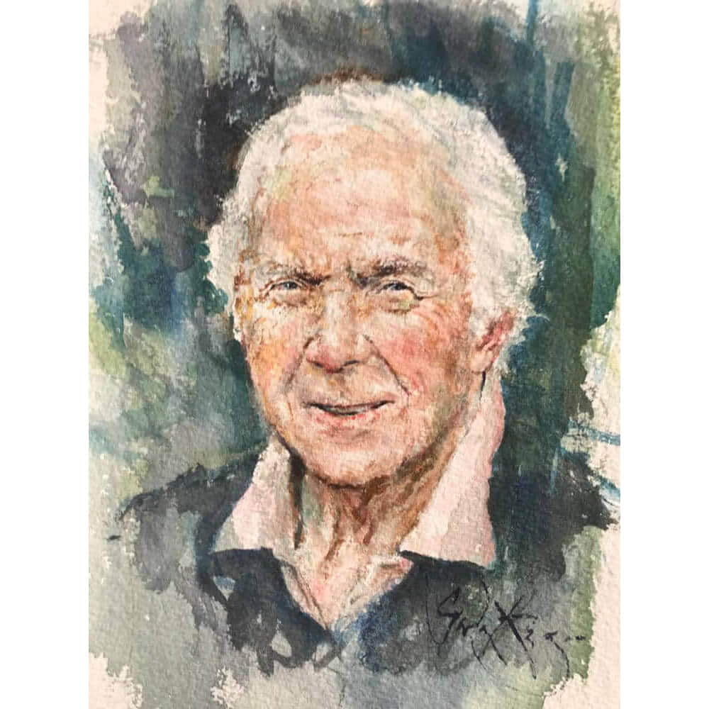 Self Portrait - Watercolour - 10 x 8inch